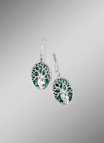 Ohrhaken mit echt Abalone-Perlmutt 