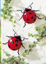 Solar-Marienkäfer, 2er-Set 