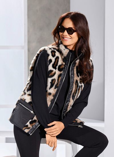 Wendeweste mit Rei&szlig;verschlussleiste 