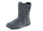 Stiefelette aus Veloursleder GRAU