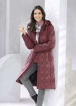 Mantel mit interessantem Stepp KASTANIE