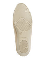 Slipper aus elastischem Textilmaterial BEIGE-BRAUN