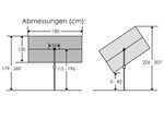 Balkonblende, ideal als Sicht- und Sonnenschutz TERRA