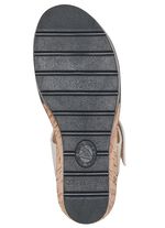 ELENA EDEN Sandale aus Nappaleder BEIGE