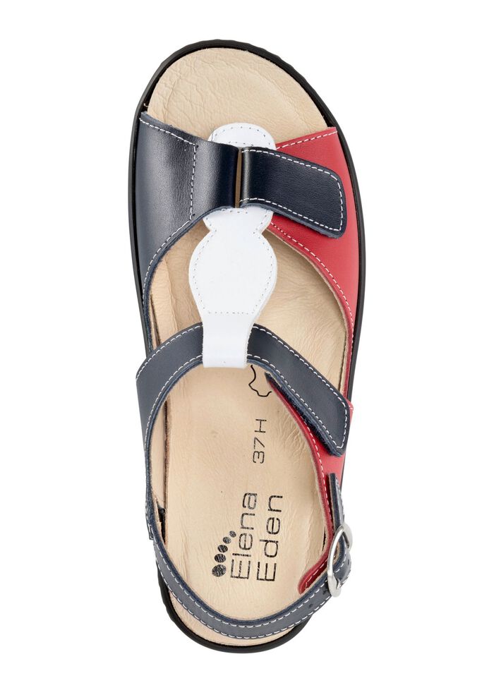 ELENA EDEN, bequeme Damen-Sandalen, Weite H, mit herausnehmbarem Fu&szlig;bett 