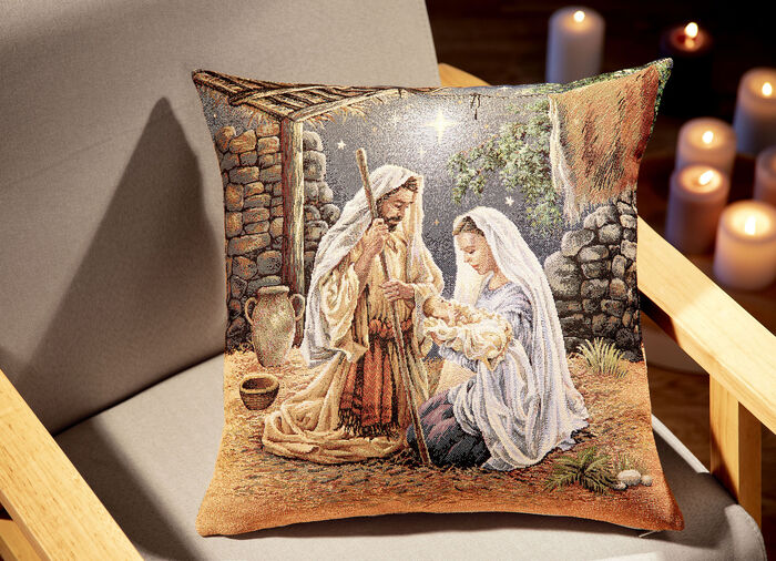 Kissenbezug aus Gobelin 