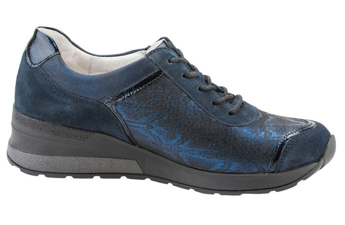 Waldl&auml;ufer, bequeme Damen-Schn&uuml;rschuhe, Weite H, mit herausnehmbarem Fu&szlig;bett 