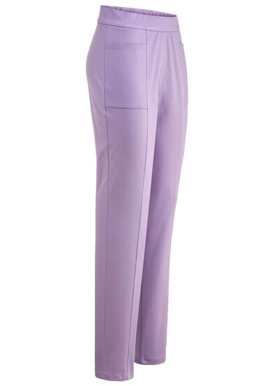 Hose mit abgesteppten Teilungsn&auml;hten 