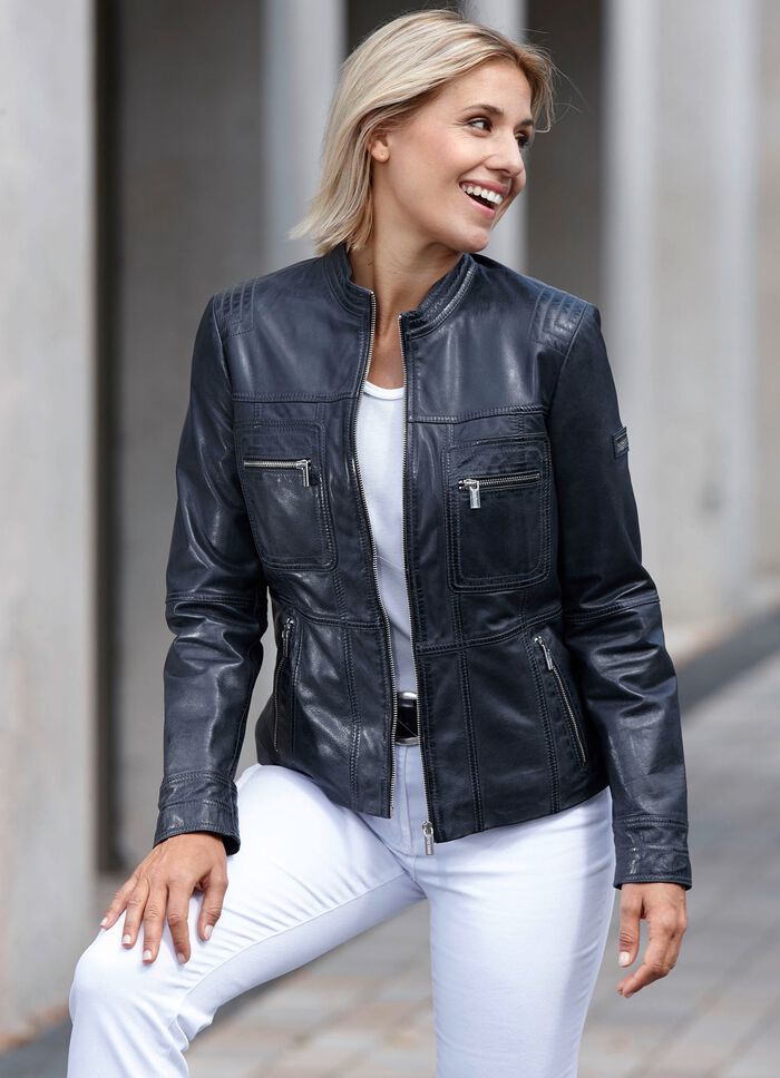 Lederkurzjacke von &bdquo;Caminari&ldquo; 