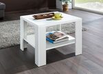 Couchtisch mit gro&szlig;er Ablagefl&auml;che WEISS