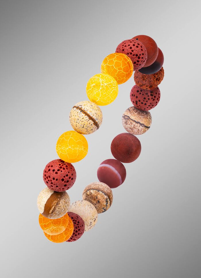 Tolle Unikate: Modisches Energiearmband 