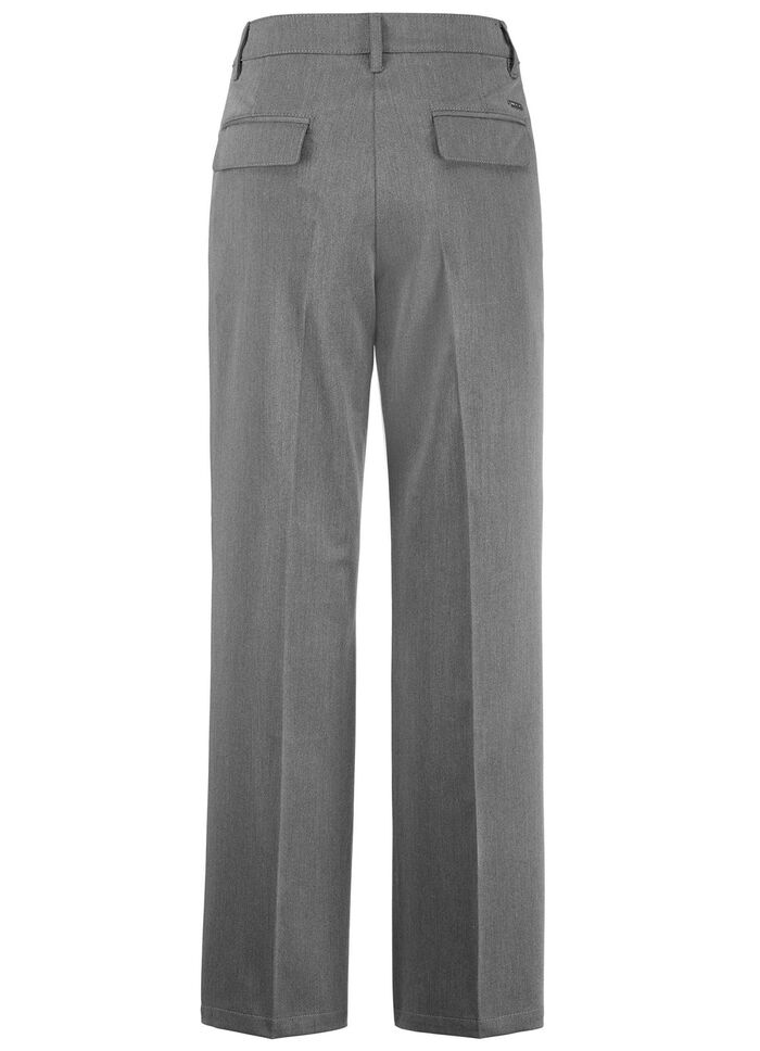 Hose mit r&uuml;ckw&auml;rtigen Dehnbundeins&auml;tzen 