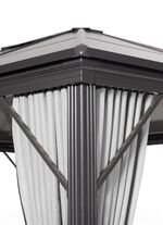 Wetterfester Kuppelpavillon mit stabilem Gestell 