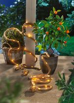 Solar-Lichterkette im Hanfseil-Design 