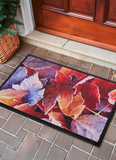 Herbstliche Fußmatte  