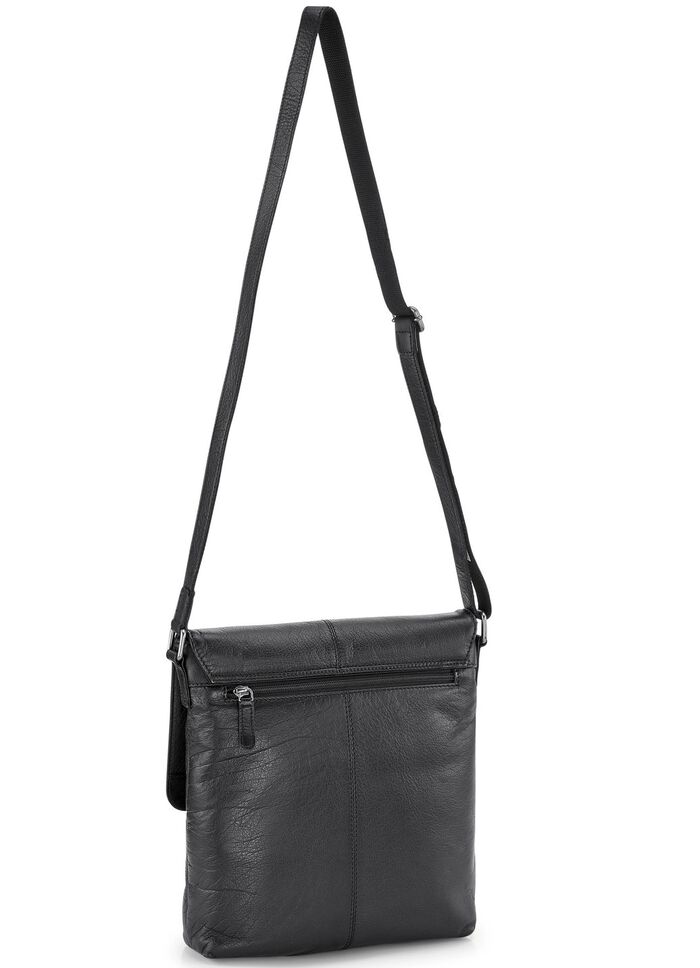 Tasche aus bestem B&uuml;ffelleder SCHWARZ