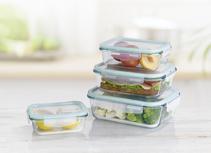 Glas-Frischhaltedosen 4tlg. 
