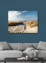 Glasbild mit hochaufl&ouml;sendem, detailscharfen Digitaldruck 