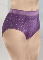 Fünferpack Formslips mit buntem Punktedessin 