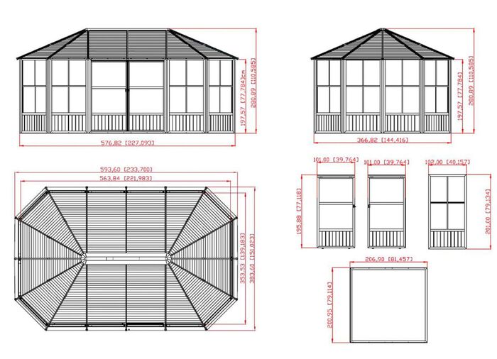 Pavillon &bdquo;Charleston&ldquo; 