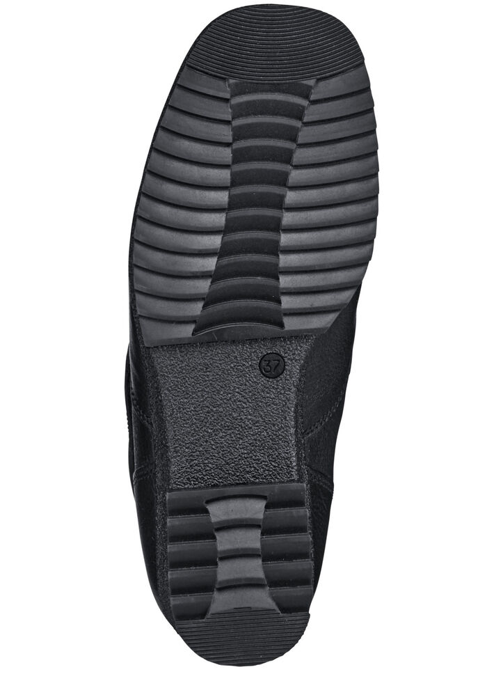 Stiefelette mit Klettverschluss SCHWARZ