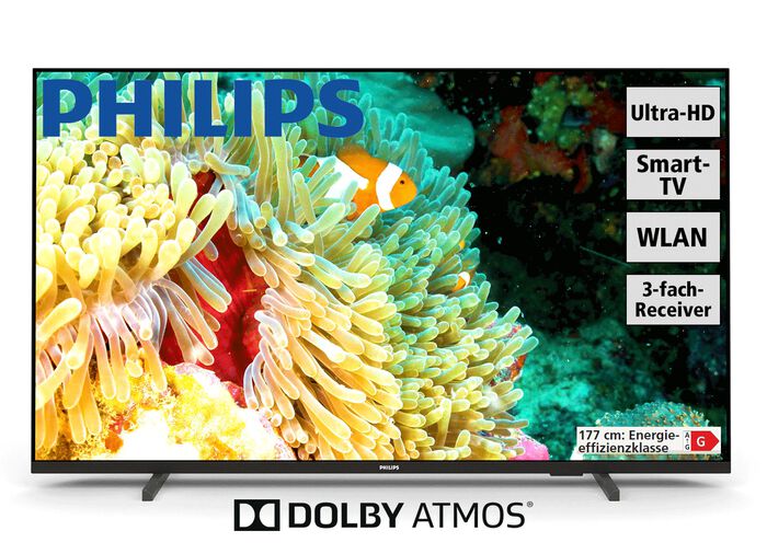 Philips 4K-Ultra-HD Smart-LED-Fernseher 