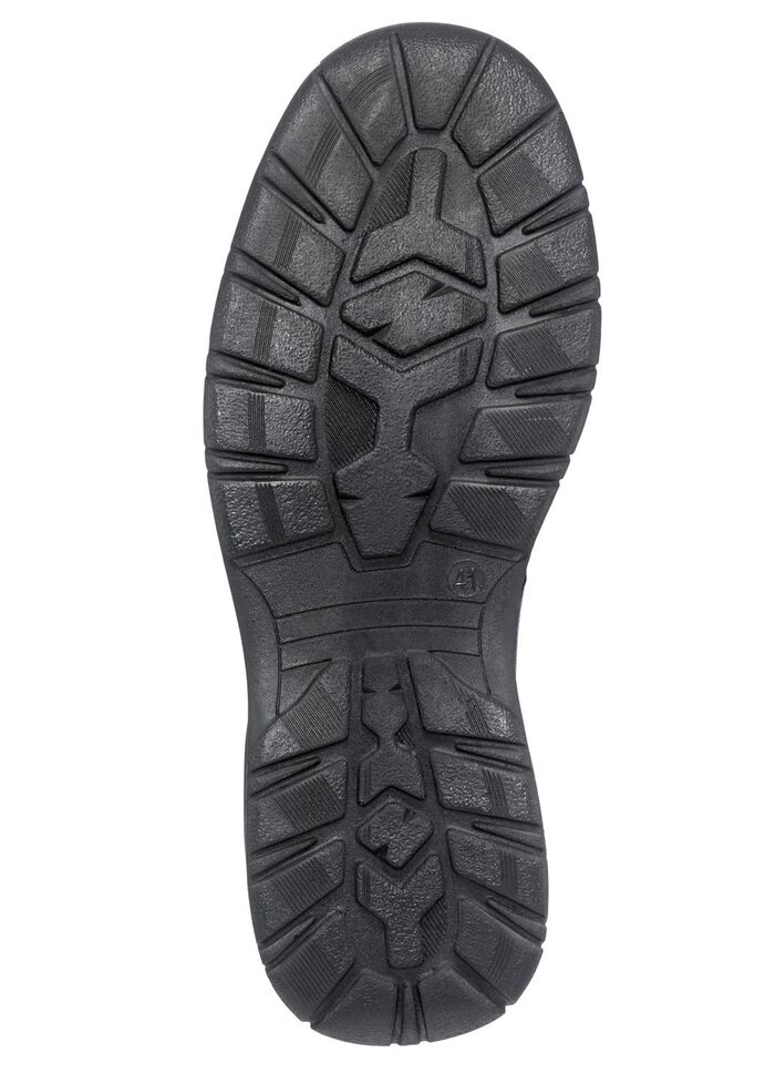 Wetterfester Schn&uuml;rschuh mit Wechselfu&szlig;bett SCHWARZ