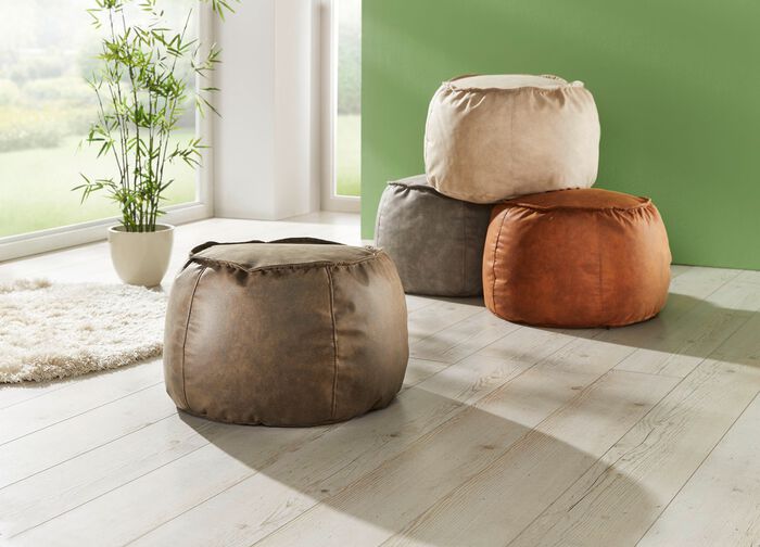 Sitzhocker ø 60 cm DUNKELGRÜN