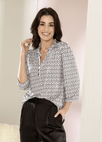 Shirt mit Glanzeffekt 