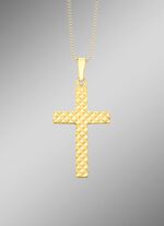 Kreuz-Anh&auml;nger mit Diamantmuster 