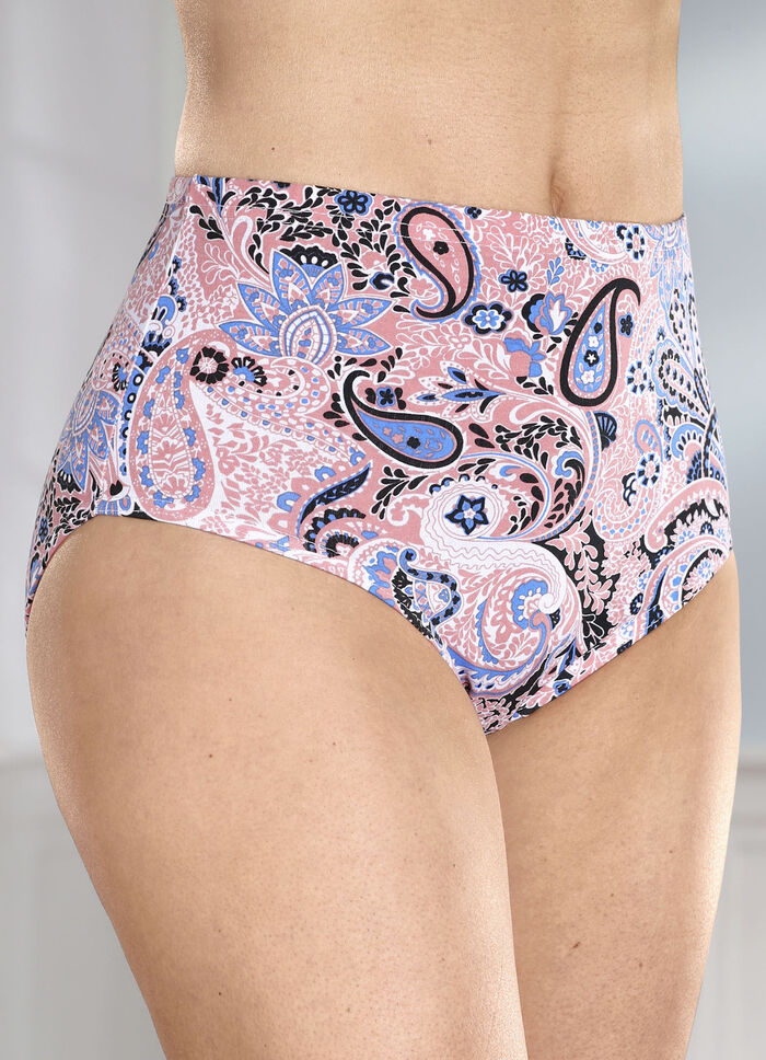 Fünferpack Slips mit Paisley -Dessin 