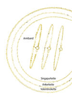 Elegantes 6-teiliges Schmuck-Set aus Silber 