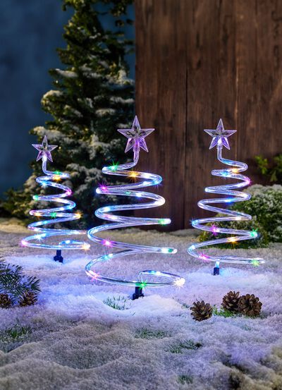 Spiral-B&auml;umchen, 3er-Set 