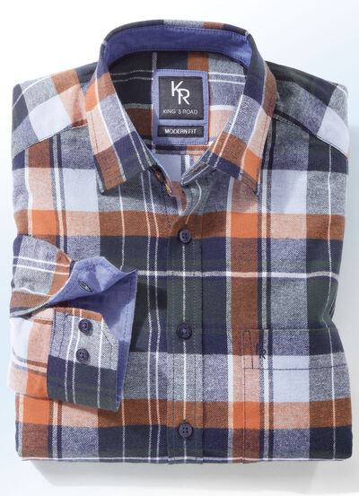 "King's Road"-Flanellhemd in 6 Farben 