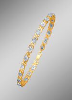Massives Armband mit Brillanten 