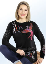 Pullover in weichem Feinstrick 