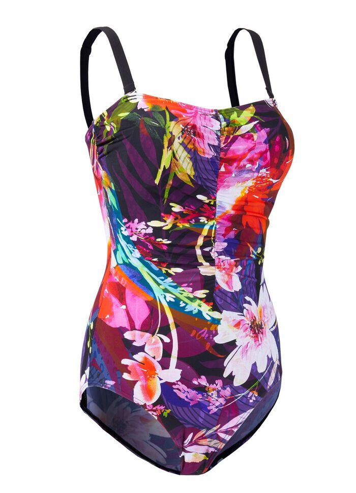 Laurina Badeanzug mit abnehmbaren Tr&auml;gern und Halbkorsage 