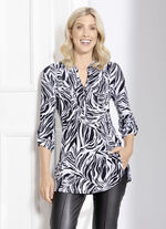 Shirt-Tunika mit Elasthan 