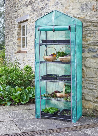 Gew&auml;chshaus "GroZone" mit stabilem Stahlrahmen 