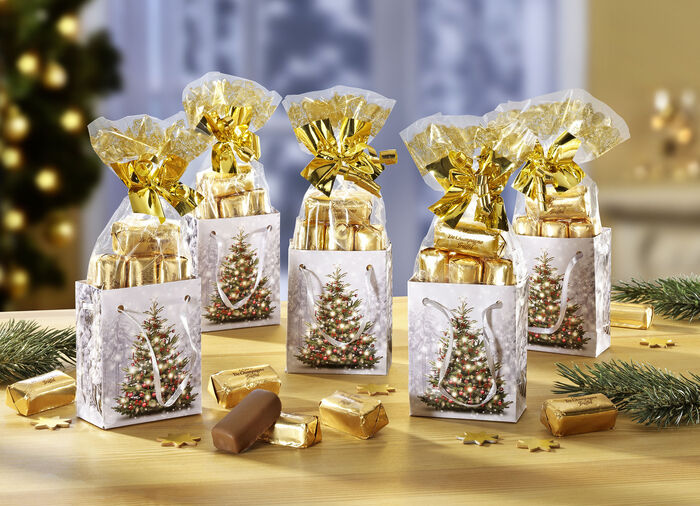 Weihnachtsbaum-Tütchen, 5er-Set 