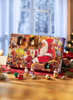 Mini-Adventskalender mit Baumkugel aus Glas 