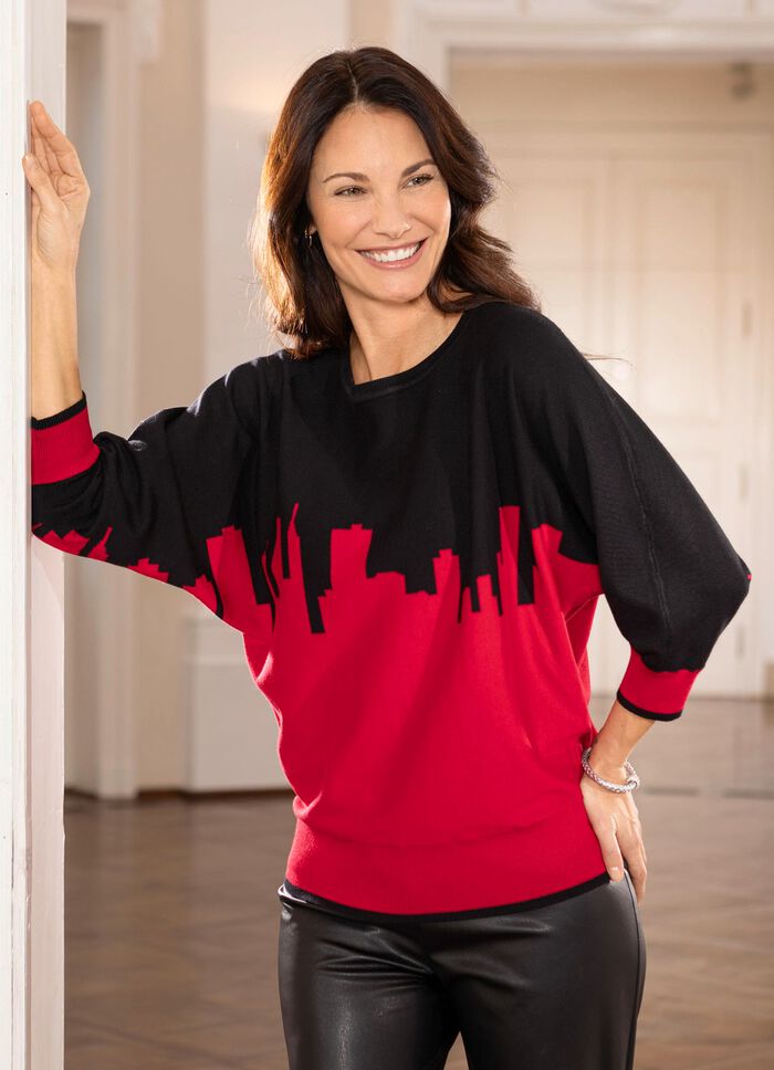 Pullover in weichem Feinstrick 