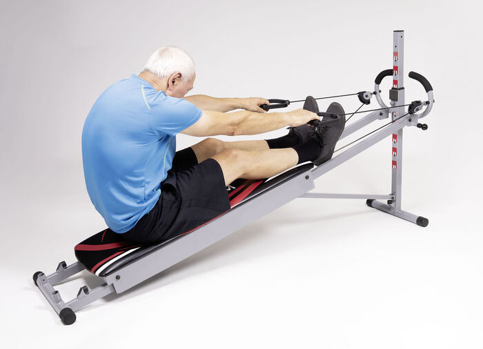 Heimtrainer mit Trainingsanleitung und Ernährungsratgeber