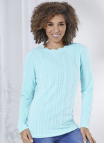 Pullover in sehr weicher Qualität HELLTÜRKIS