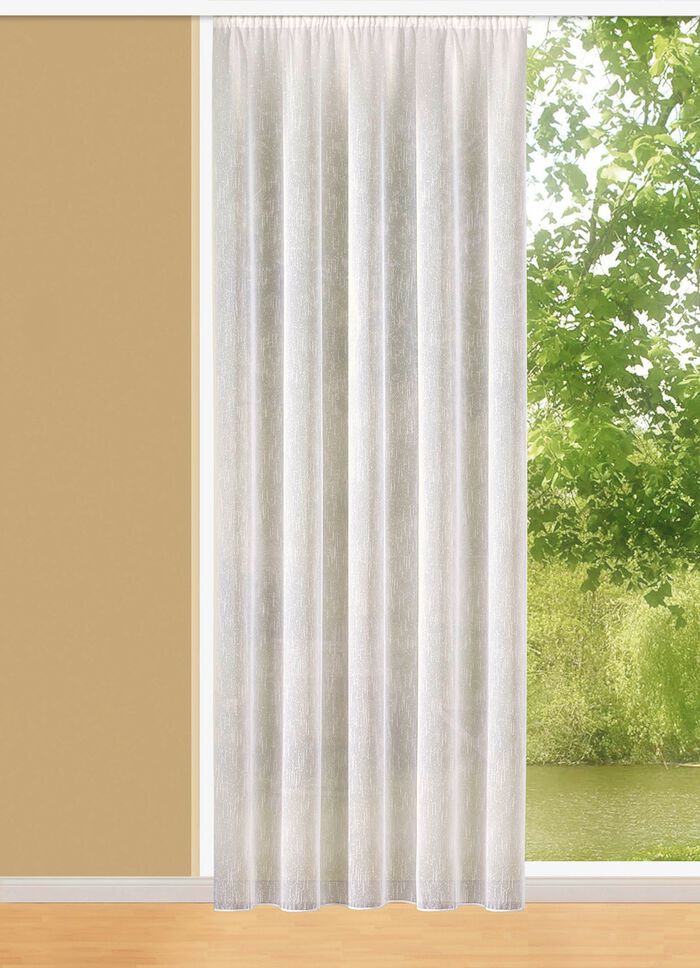 Flammgarn-Store mit Automatikfaltenband 