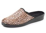 Trendige Damen-Hausschuhe, im Leo-Look 