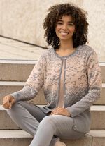 Strick-Twinset in Jacquard-Dessin 