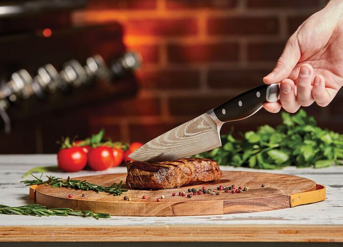 Hochwertige Messer aus erstklassigem Edelstahl SCHWARZ