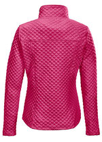 Modische Damen-Stretch-Jacke mit Jaquard-Steppmuster ROSÉ