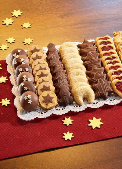 Weihnachts-Harmonie -7 verschiedene Gebäcke 